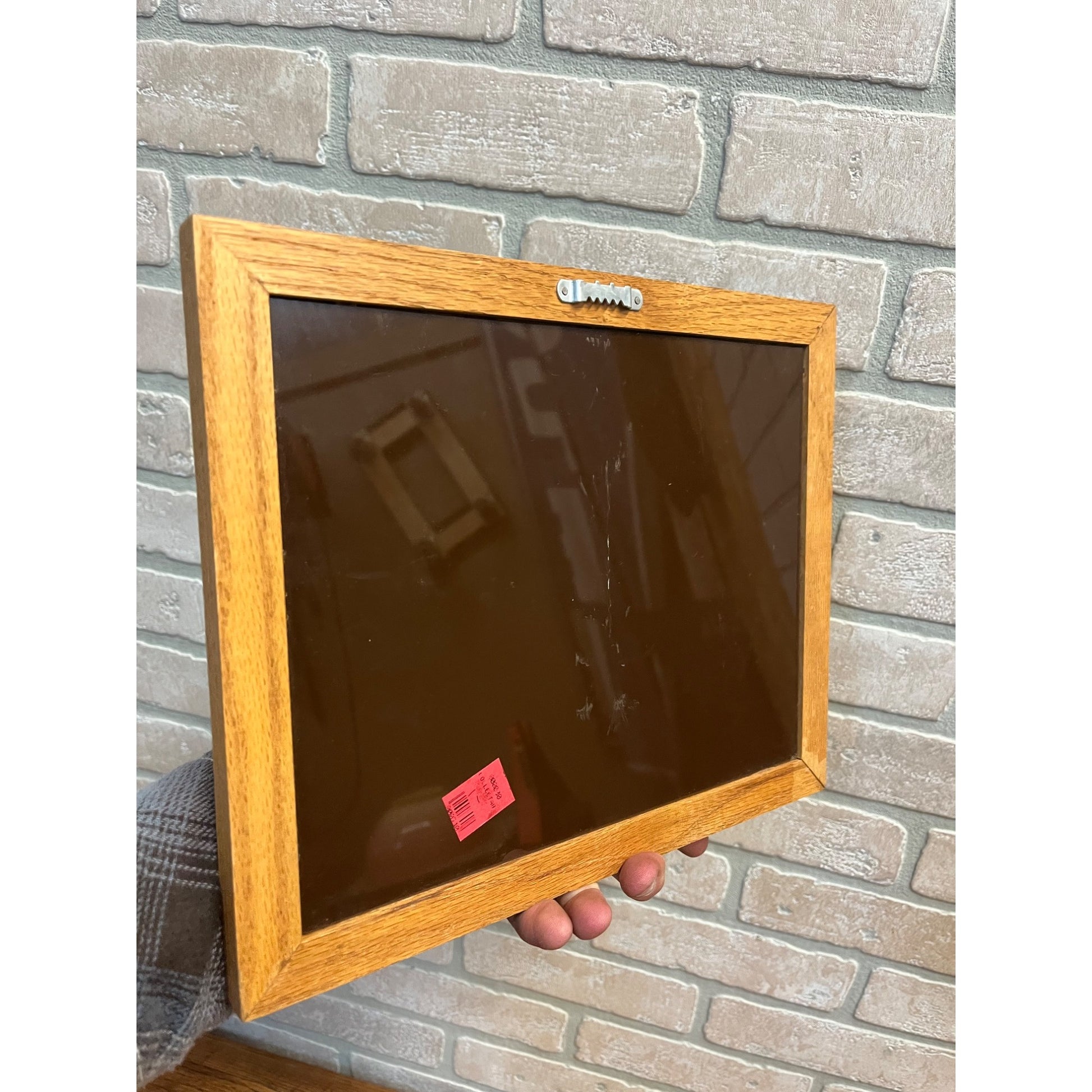 Vintage Allen Edmonds Shoes Retail Store Wood Framed Display Wall Hanging Sign