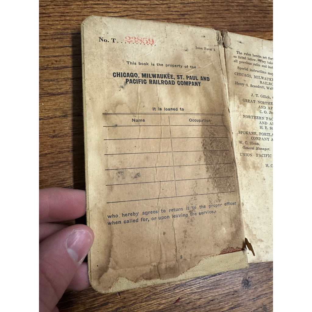 1939 The Consolidated Code Of Transportation Chicago Milwaukee St Paul Railroad