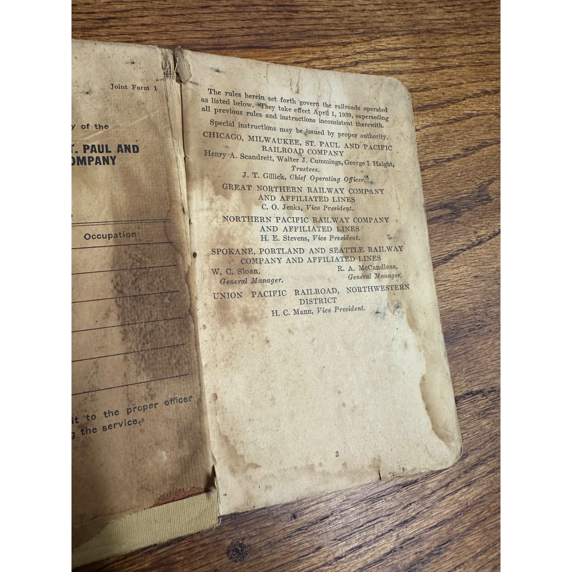1939 The Consolidated Code Of Transportation Chicago Milwaukee St Paul Railroad