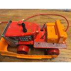 Vintage 1960s Cragston Tin Litho Bulldozer Battery Operated Toy - Japan