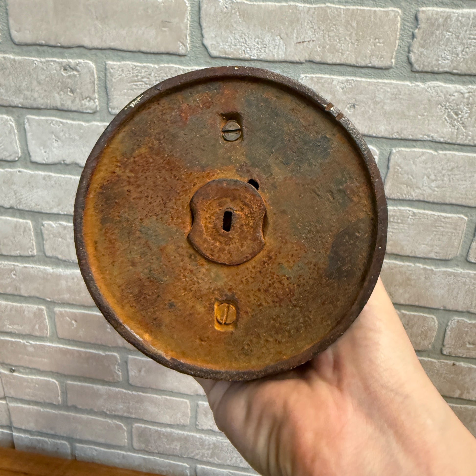 Salted Peanut Man Smilin Sam from Cast Iron Coin Bank 6" Alabama