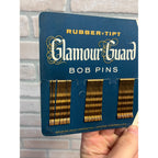 Vintage Scoldy Lox Glamour Guard 1950s NOS Hair Bobby Pins on Card Bob Pins