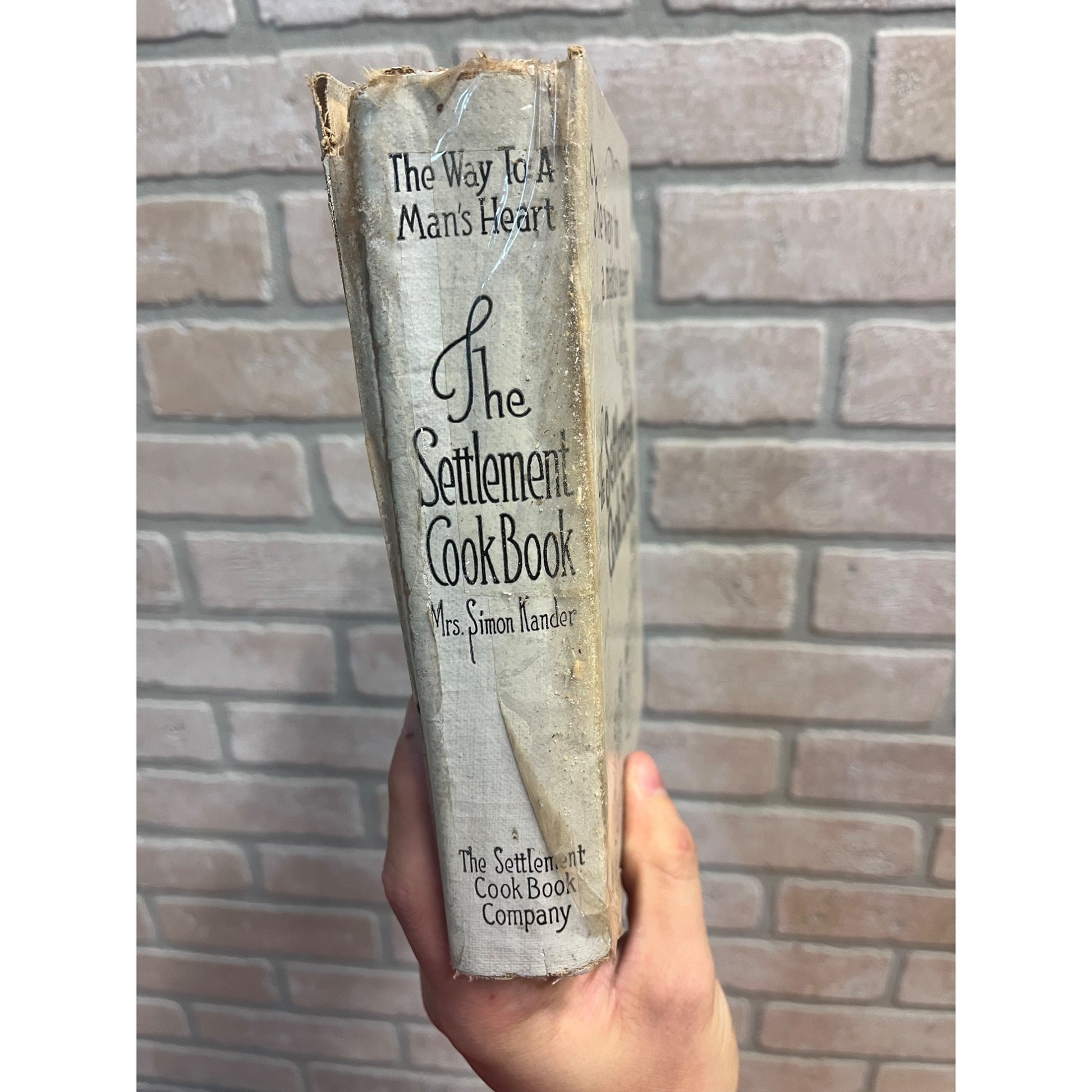 Vintage 1924 The Settlement Cook Book Hardcover Recipes Mrs Simon Kander