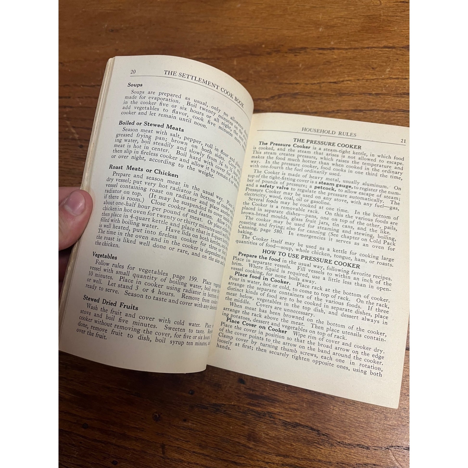 Vintage 1924 The Settlement Cook Book Hardcover Recipes Mrs Simon Kander