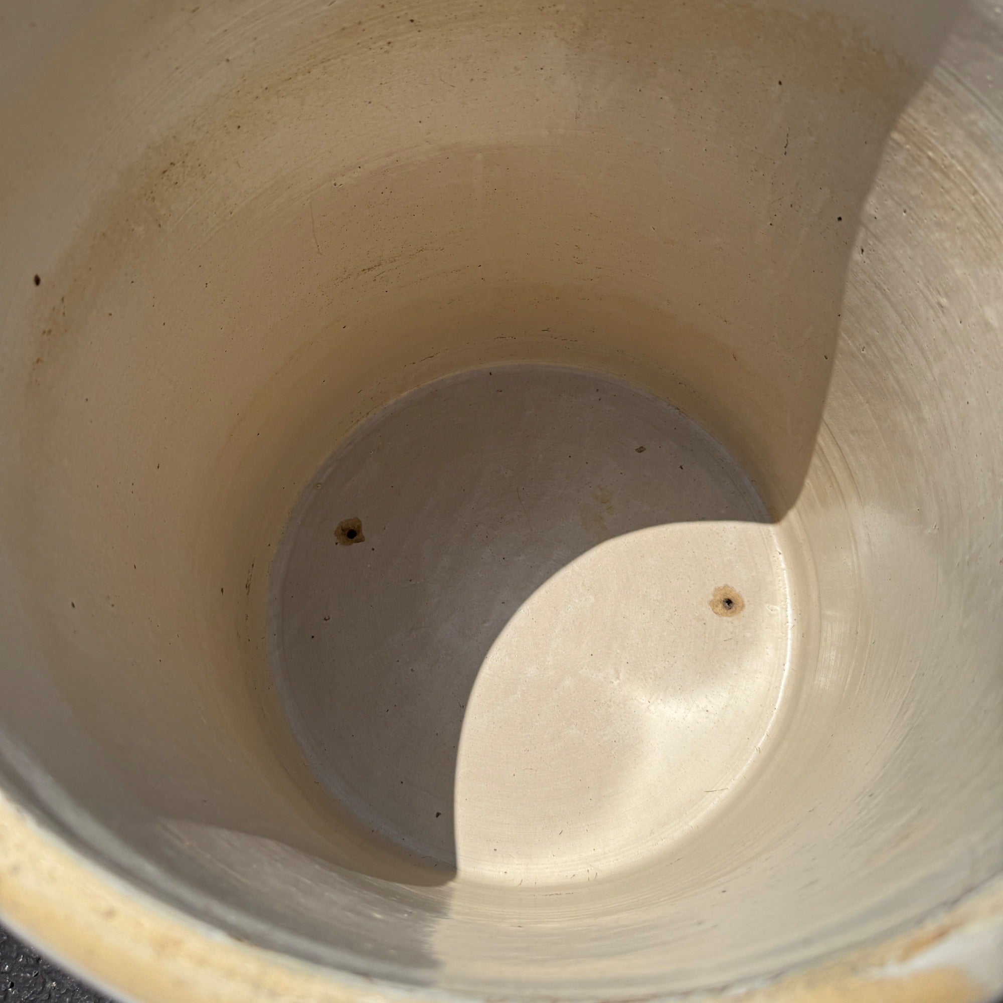 Red Wing 10 Gallon Birch Leaf Leaves Crock Stoneware Unsigned