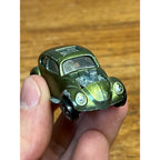 Vintage 1967 Hot Wheels Redline Custom VW Volkswagen Bug TOUGH Olive -- CLEAN