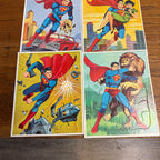 Vintage Whitman 4 Superman Frame-Tray Puzzles 1960s Toy