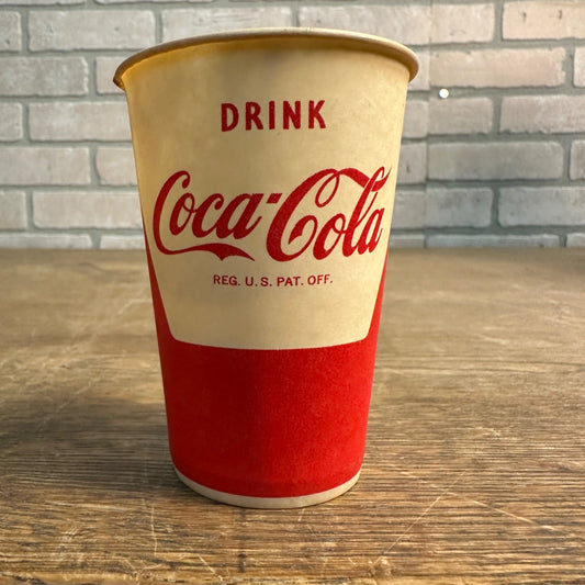 Vintage 7oz Have A Coke Coca Cola  Paper Wax Cup Soda Dixie