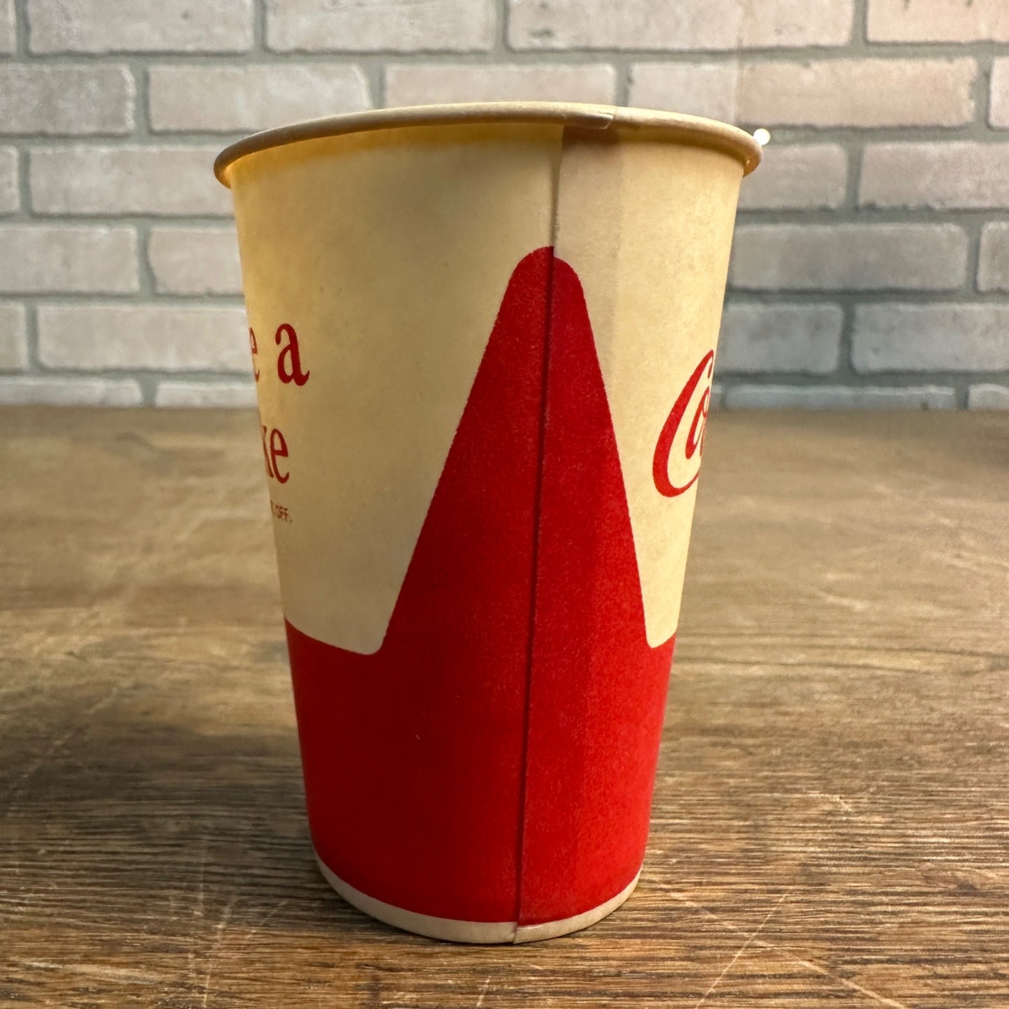 Vintage 7oz Have A Coke Coca Cola  Paper Wax Cup Soda Dixie