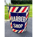 Antique Curved Porcelain Barber Shop Advertising Trade Sign Marvy
