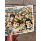 Original c1890s Joe Michl's Fifty Little Orphans Cigar Hanging Advertising Sign