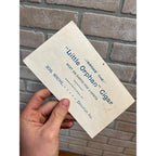 Original c1890s Joe Michl's Fifty Little Orphans Cigar Hanging Advertising Sign