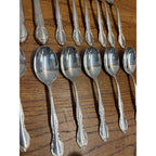 Vintage 1959 Wm Rogers IS Silver Plate Moonlight Lovelight 38pc Set
