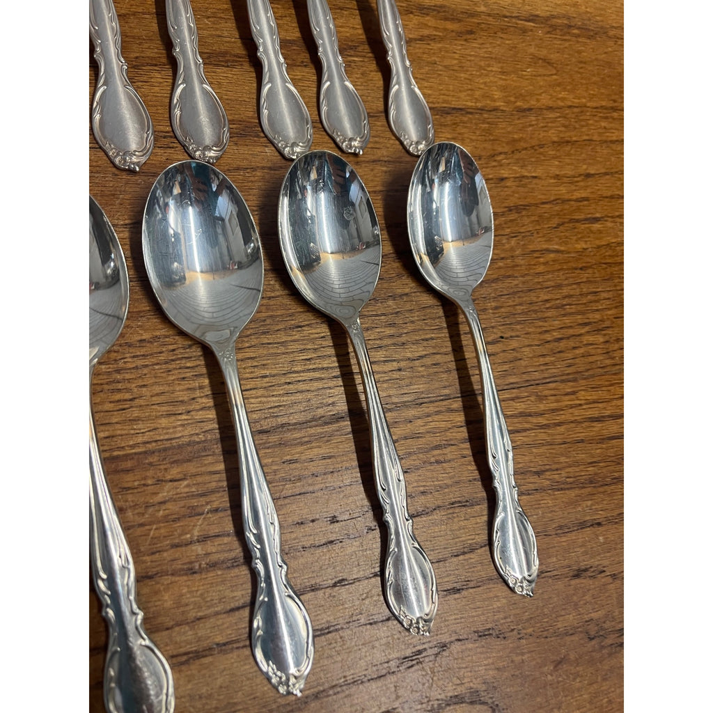 Vintage 1959 Wm Rogers IS Silver Plate Moonlight Lovelight 38pc Set