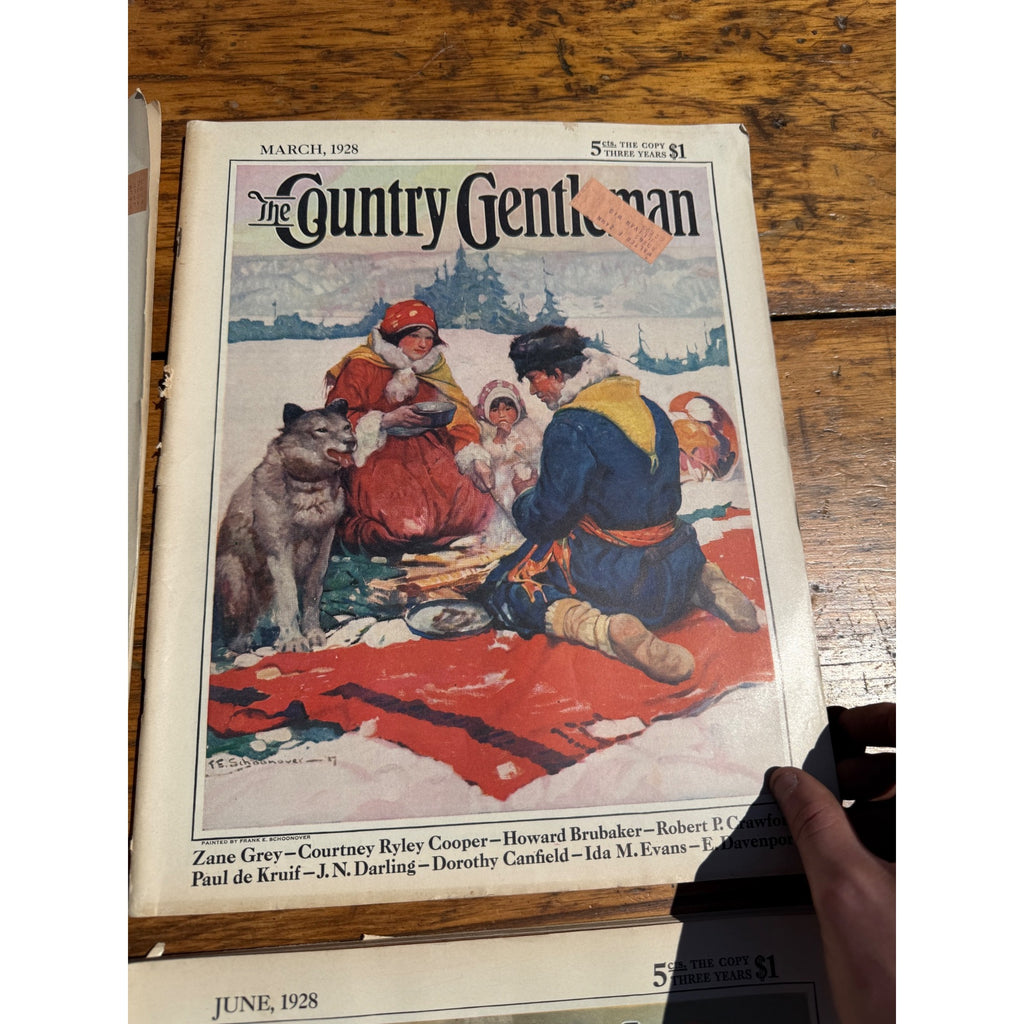 Vintage Country Gentleman Magazine Lot of 4 1920s 1950s Farm Paper Ephemera