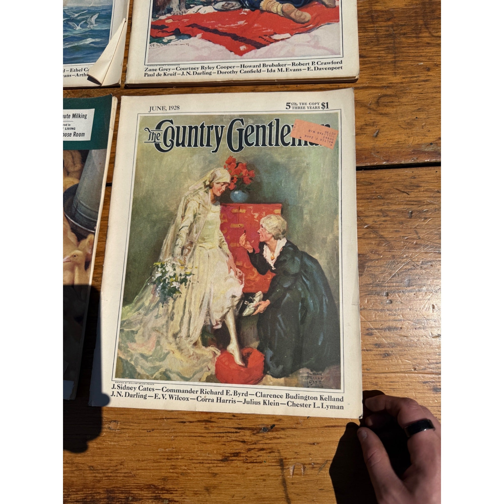 Vintage Country Gentleman Magazine Lot of 4 1920s 1950s Farm Paper Ephemera