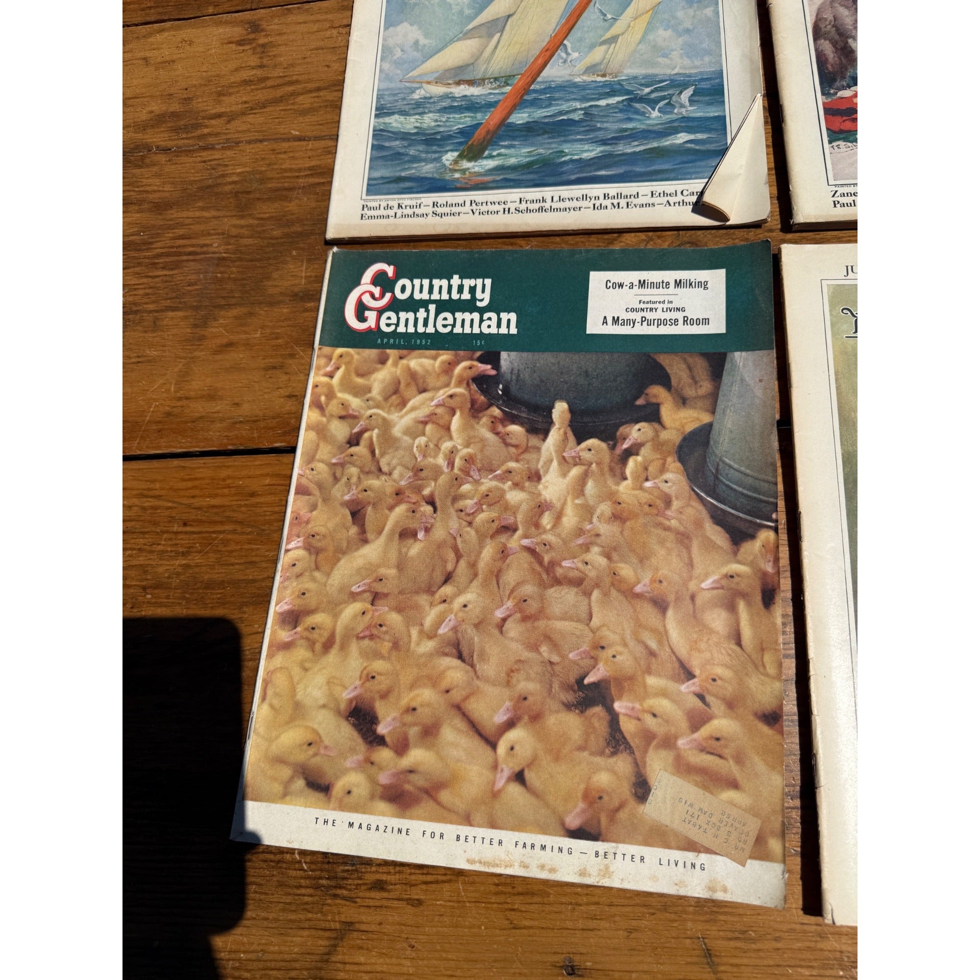 Vintage Country Gentleman Magazine Lot of 4 1920s 1950s Farm Paper Ephemera