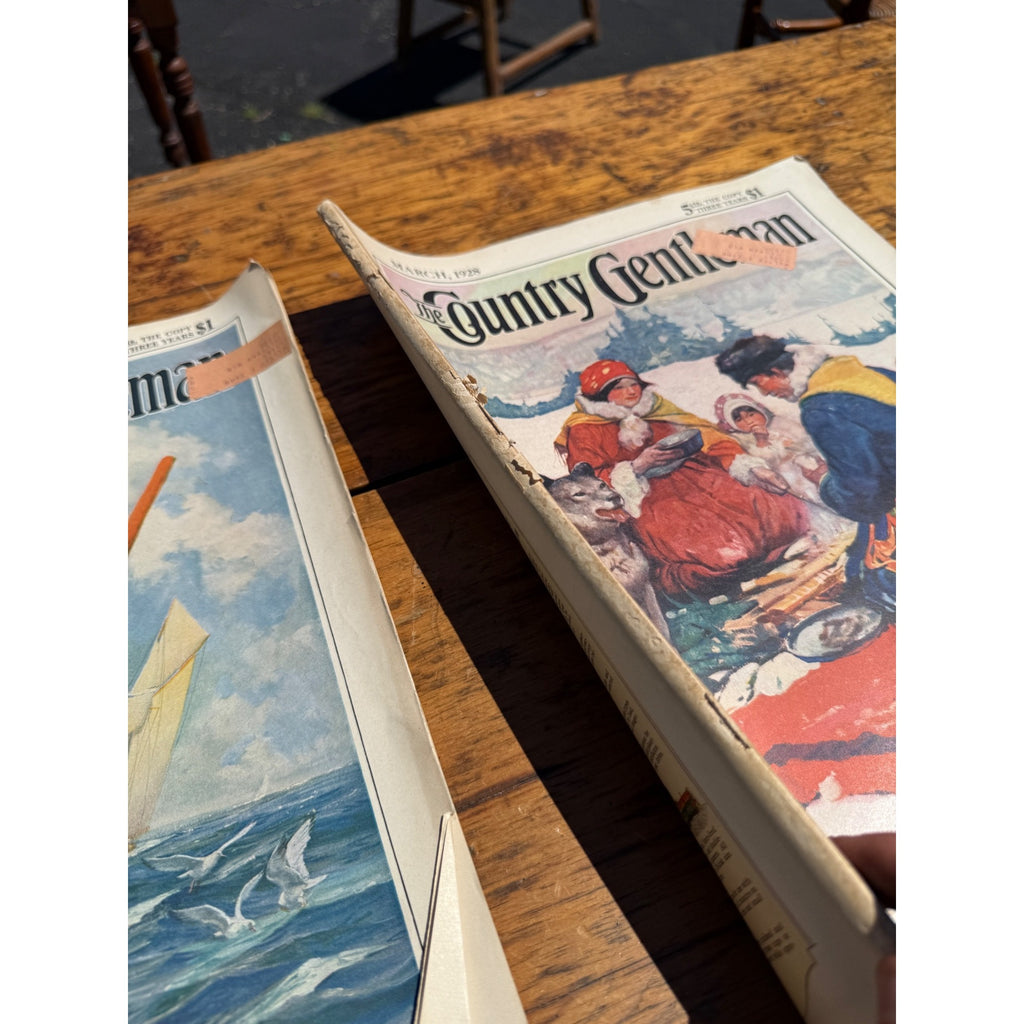 Vintage Country Gentleman Magazine Lot of 4 1920s 1950s Farm Paper Ephemera