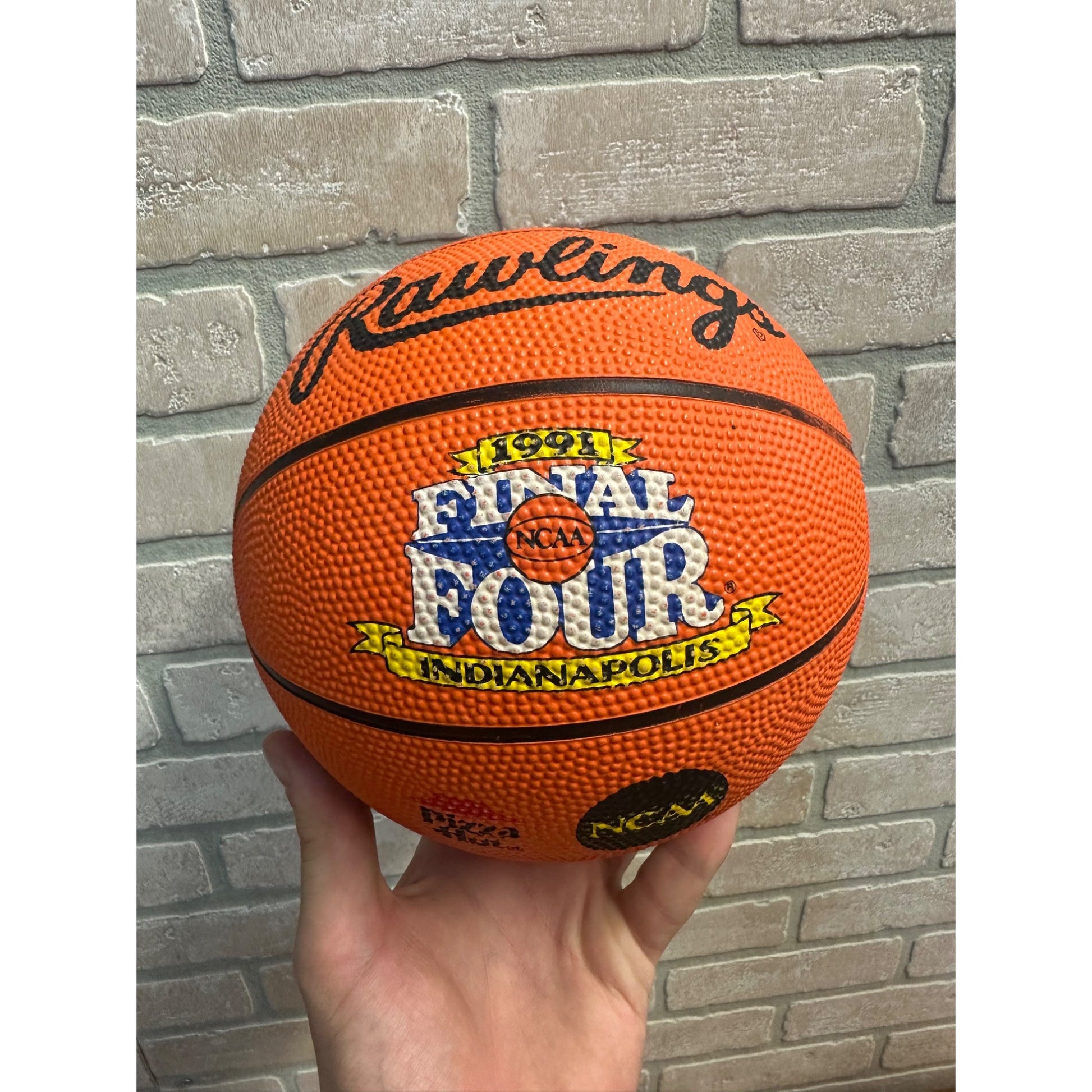 Rawlings Official 1991 NCAA Final Four Indianapolis 7" Mini-Basketball, Duke 1st