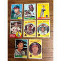 Vintage 1950s-60s Topps Milwaukee Braves Baseball Card Lot Hank Aaron, Spahn, Mathews ++