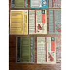 Vintage 1950s-60s Topps Milwaukee Braves Baseball Card Lot Hank Aaron, Spahn, Mathews ++