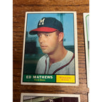 Vintage 1950s-60s Topps Milwaukee Braves Baseball Card Lot Hank Aaron, Spahn, Mathews ++