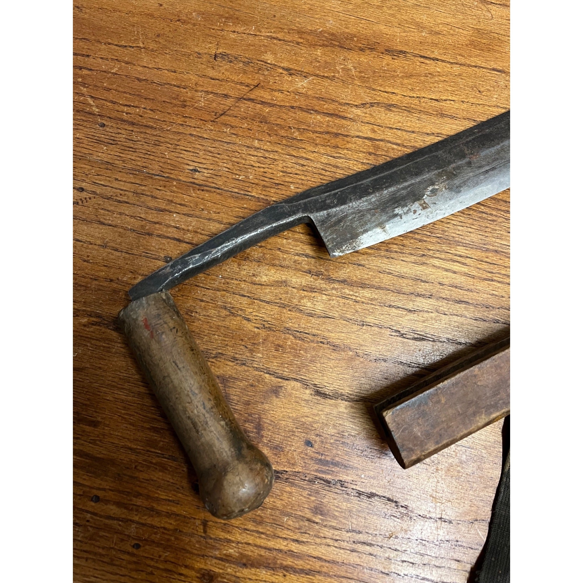 Antique Vintage DR Barton LARGE Shipwrights Draw Knife Woodworking Tool 23"