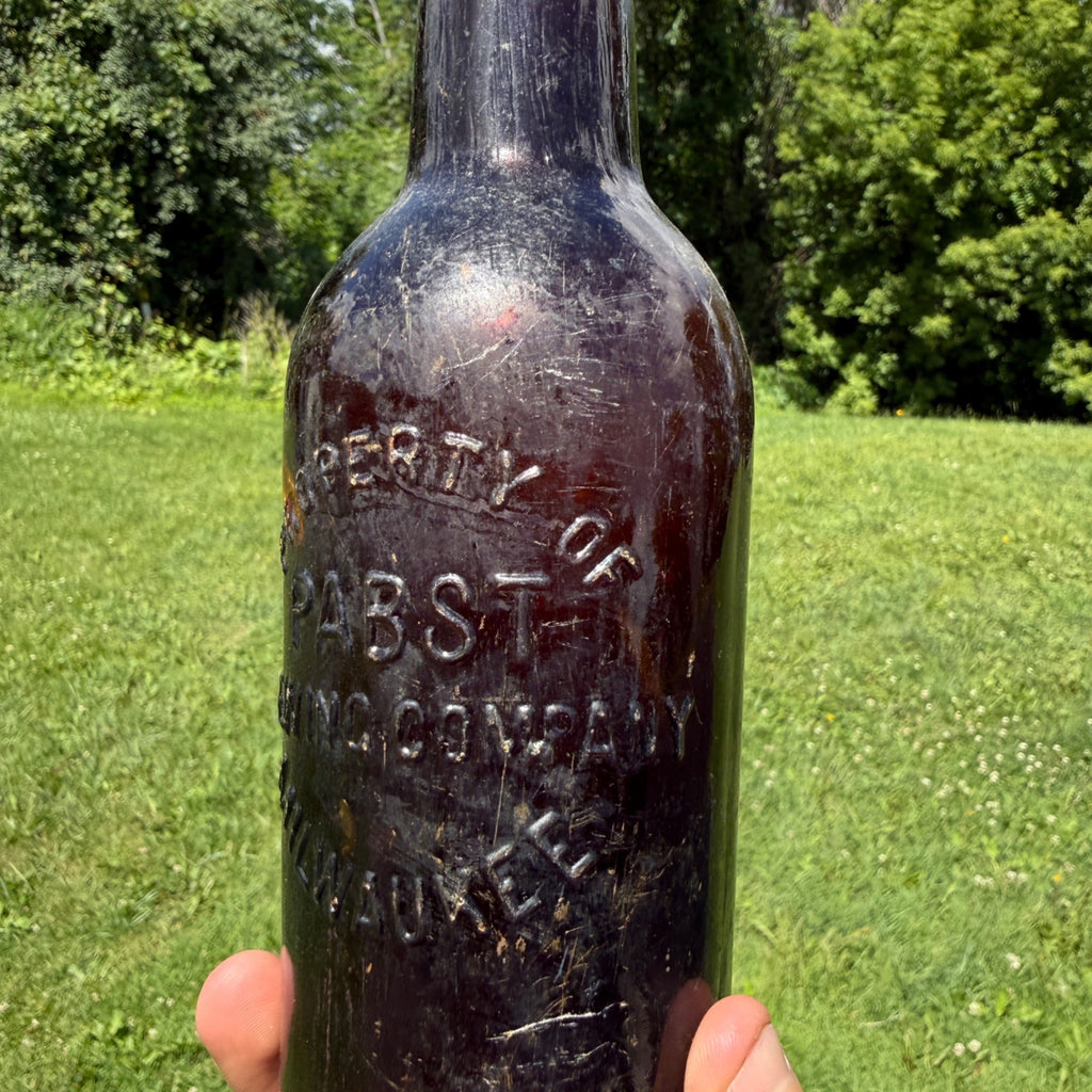 Early 1890s Pabst Beer Bottle Milwaukee Wis Blob Top SB&G Co