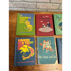Lot 6 Children's Books 50s Hardcover Alice & Jerry Books Wonder-Story Homeschool