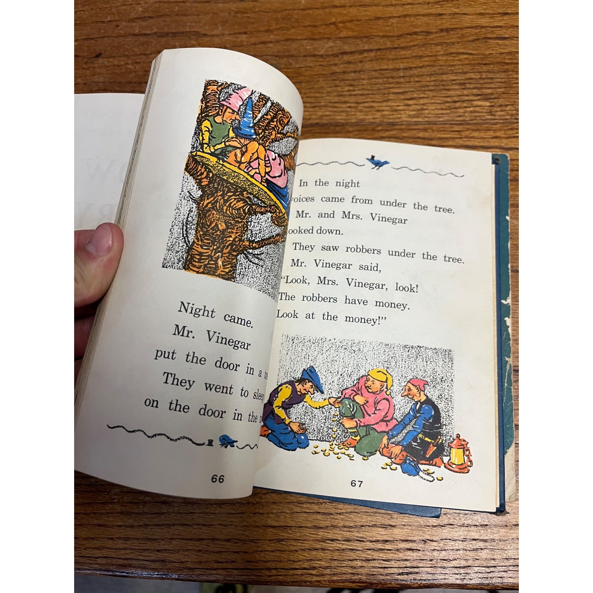 Lot 6 Children's Books 50s Hardcover Alice & Jerry Books Wonder-Story Homeschool
