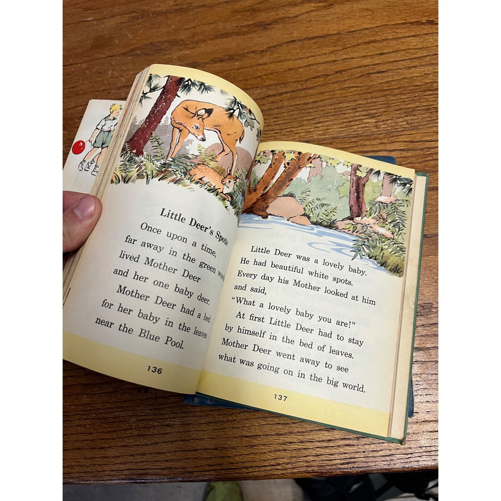 Lot 6 Children's Books 50s Hardcover Alice & Jerry Books Wonder-Story Homeschool