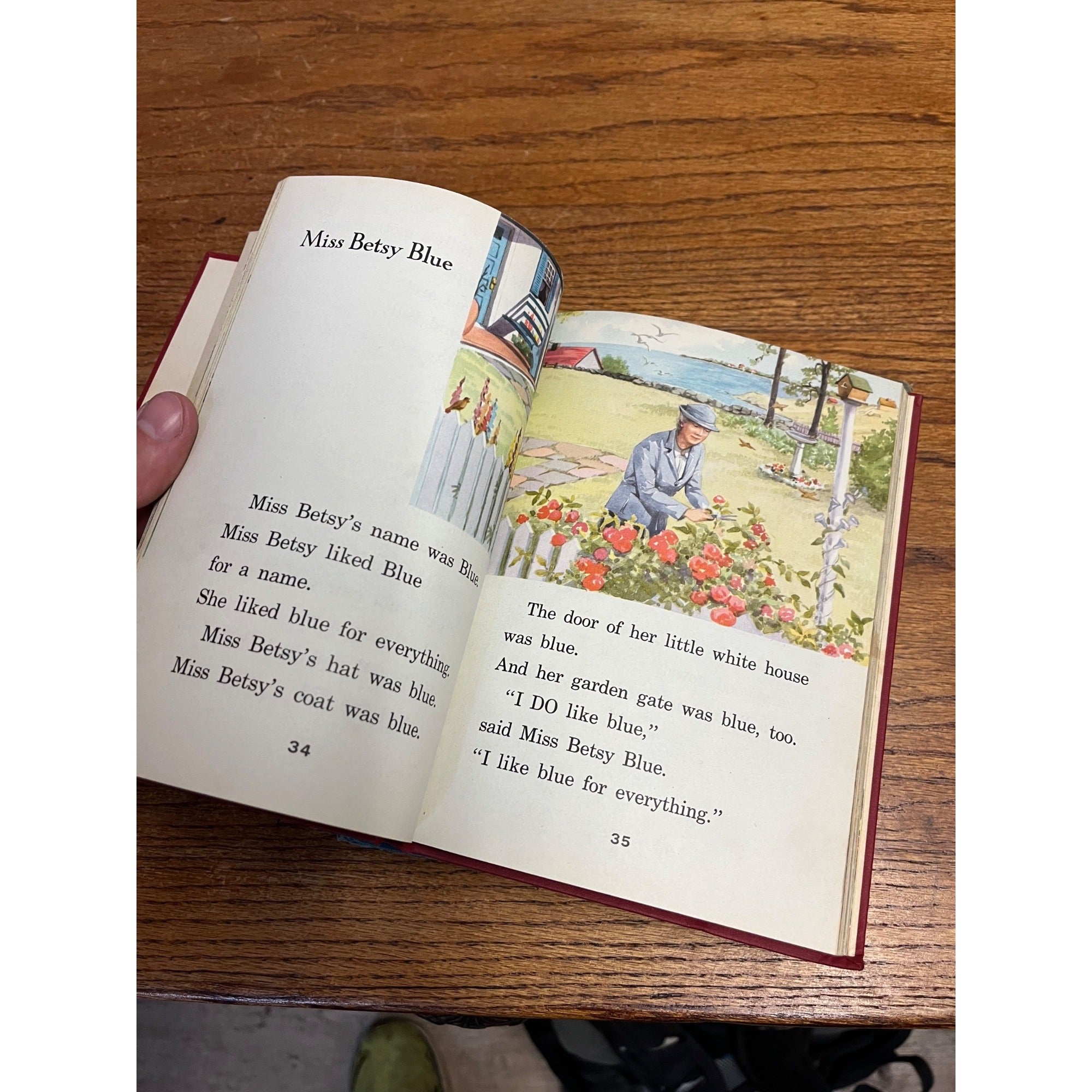 Lot 6 Children's Books 50s Hardcover Alice & Jerry Books Wonder-Story Homeschool