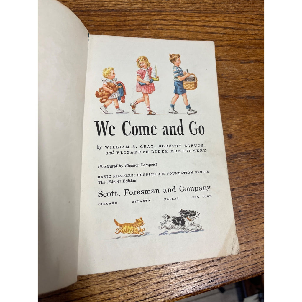Lot 6 Children's Books 50s Hardcover Alice & Jerry Books Wonder-Story Homeschool