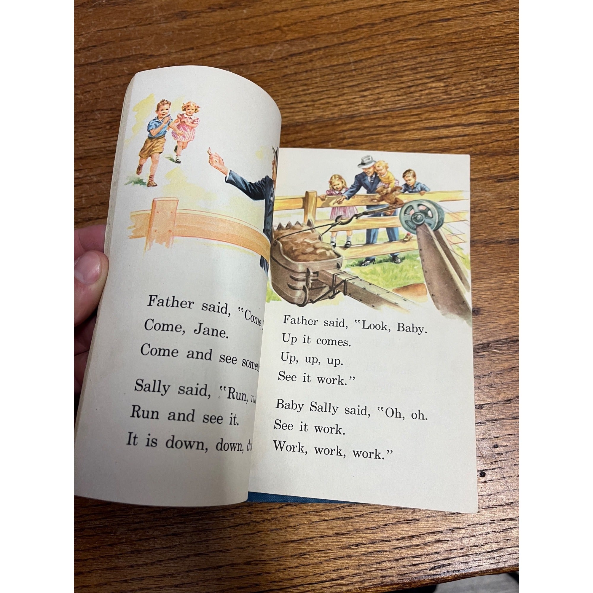 Lot 6 Children's Books 50s Hardcover Alice & Jerry Books Wonder-Story Homeschool