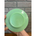 Vintage McKee Jadeite Laurel Childs Dinner Lunch Plate 6" Uranium Glows
