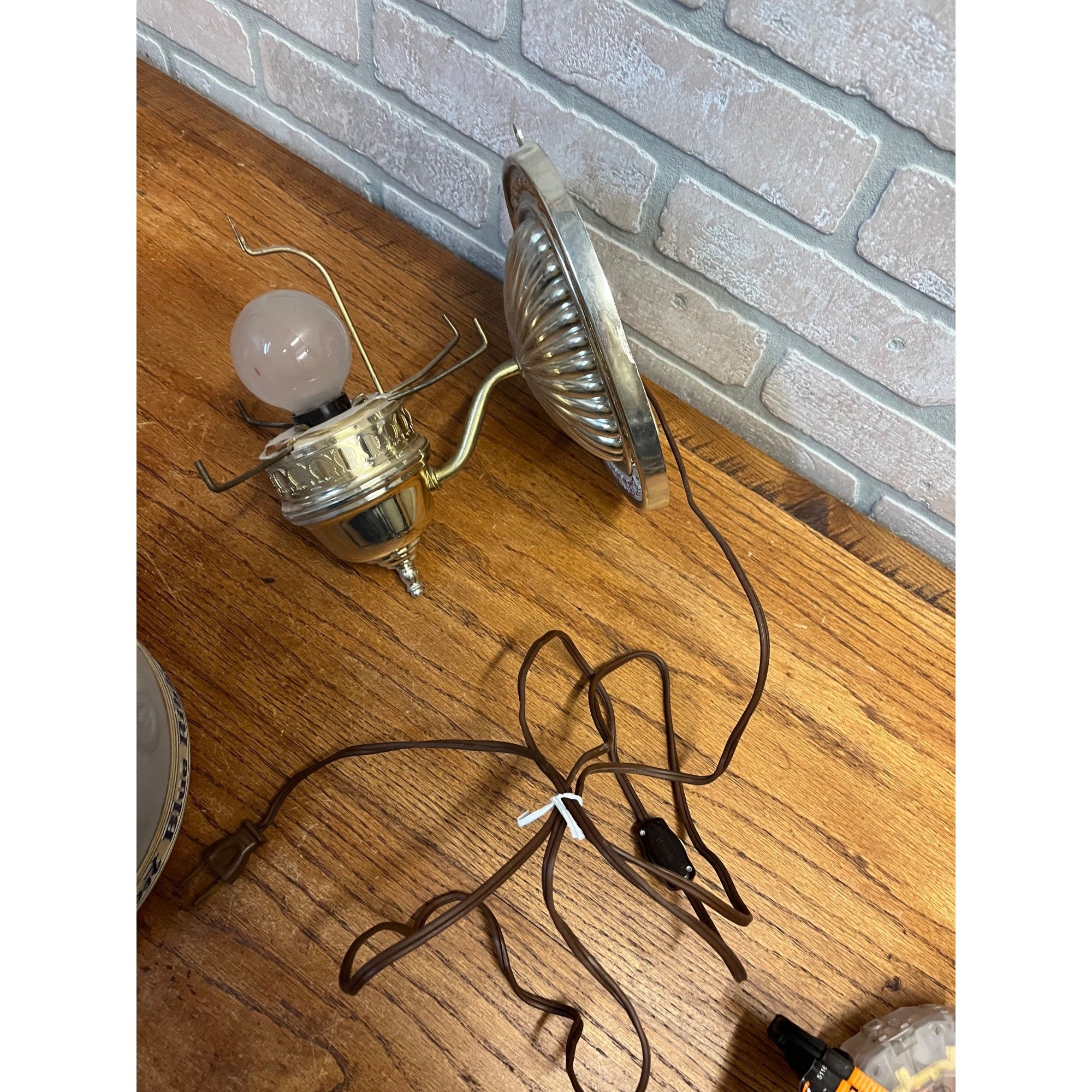 Vintage Pabst Blue Ribbon Beer Motion Heat Lamp Wall Sconce Rotating