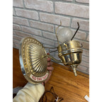 Vintage Pabst Blue Ribbon Beer Motion Heat Lamp Wall Sconce Rotating