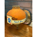 Vintage Pabst Blue Ribbon Beer Motion Heat Lamp Wall Sconce Rotating