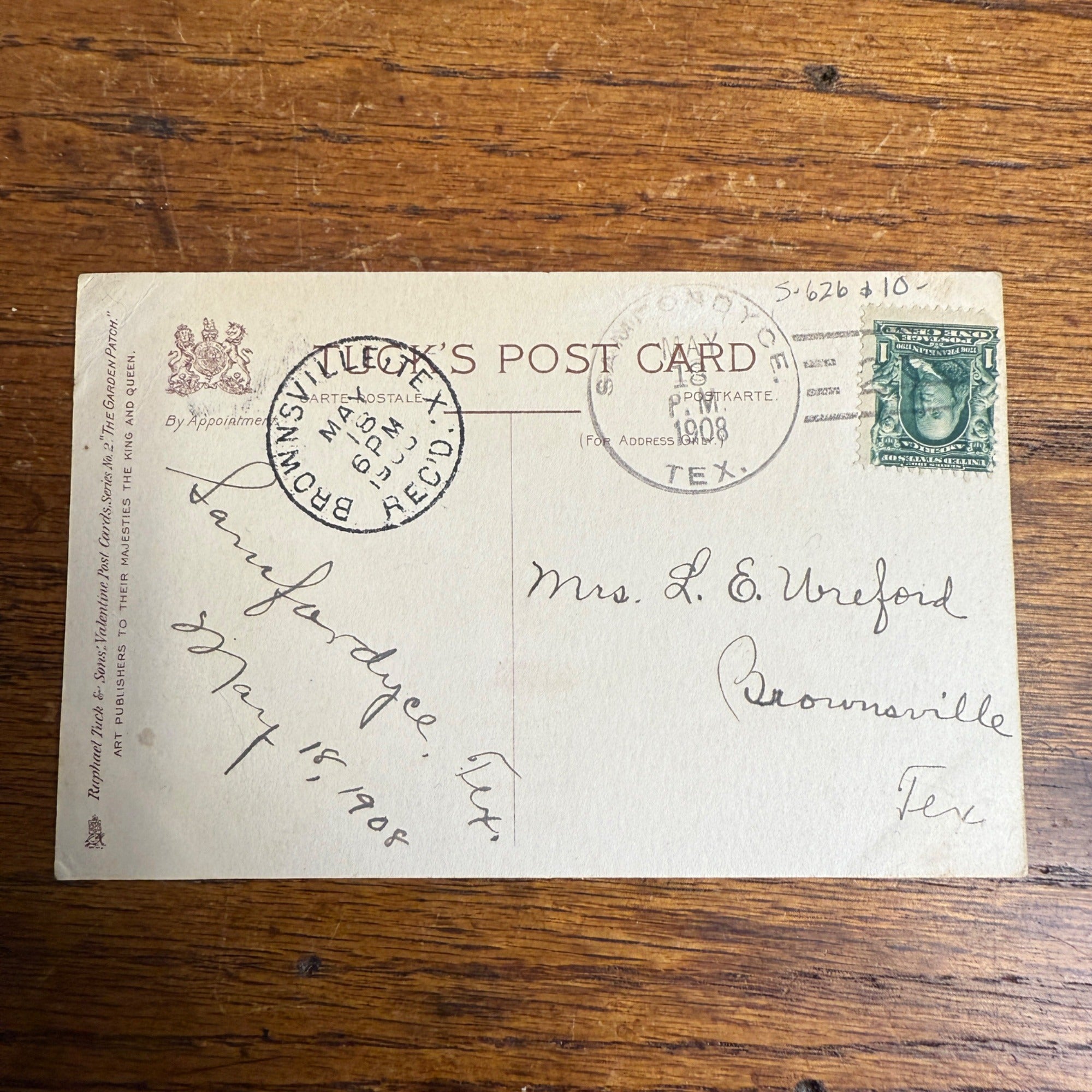 Vintage Tuck Garden Patch Postcard Turnip Head E CURTIS Anthropomorphic Halloween