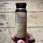 Vintage Iogen Surgical Powder Drug Store Pharmacy Bottle Eli Lilly Indianapolis