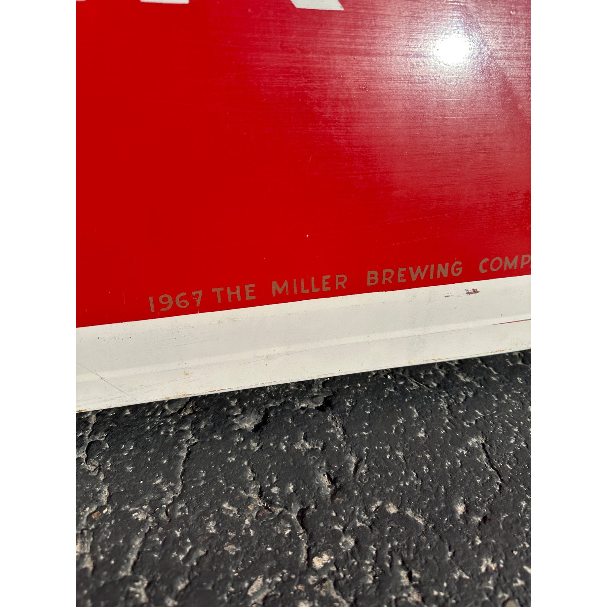 Vintage HUGE Miller High Life Beer 14ft Advertising Sign