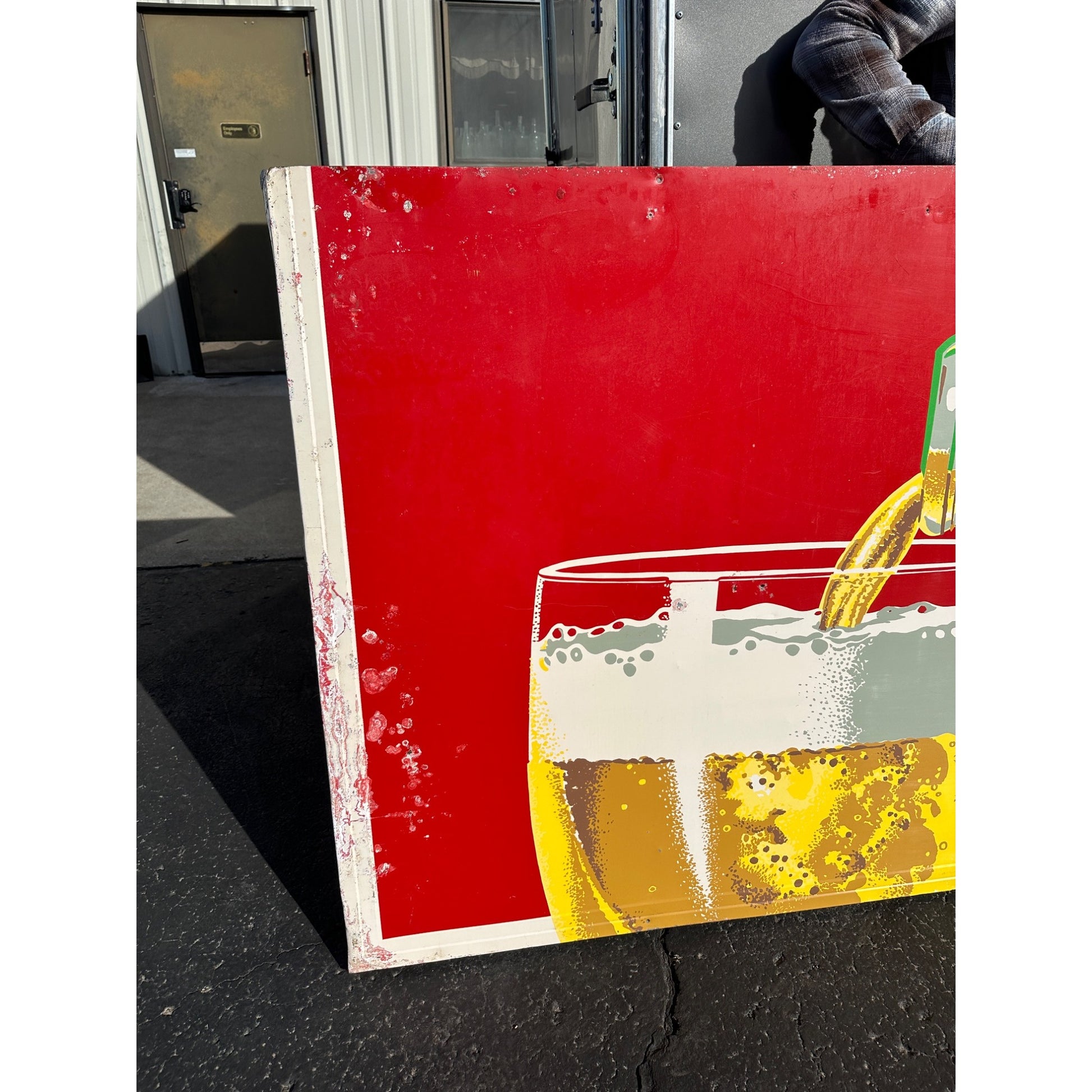 Vintage HUGE Miller High Life Beer 14ft Advertising Sign