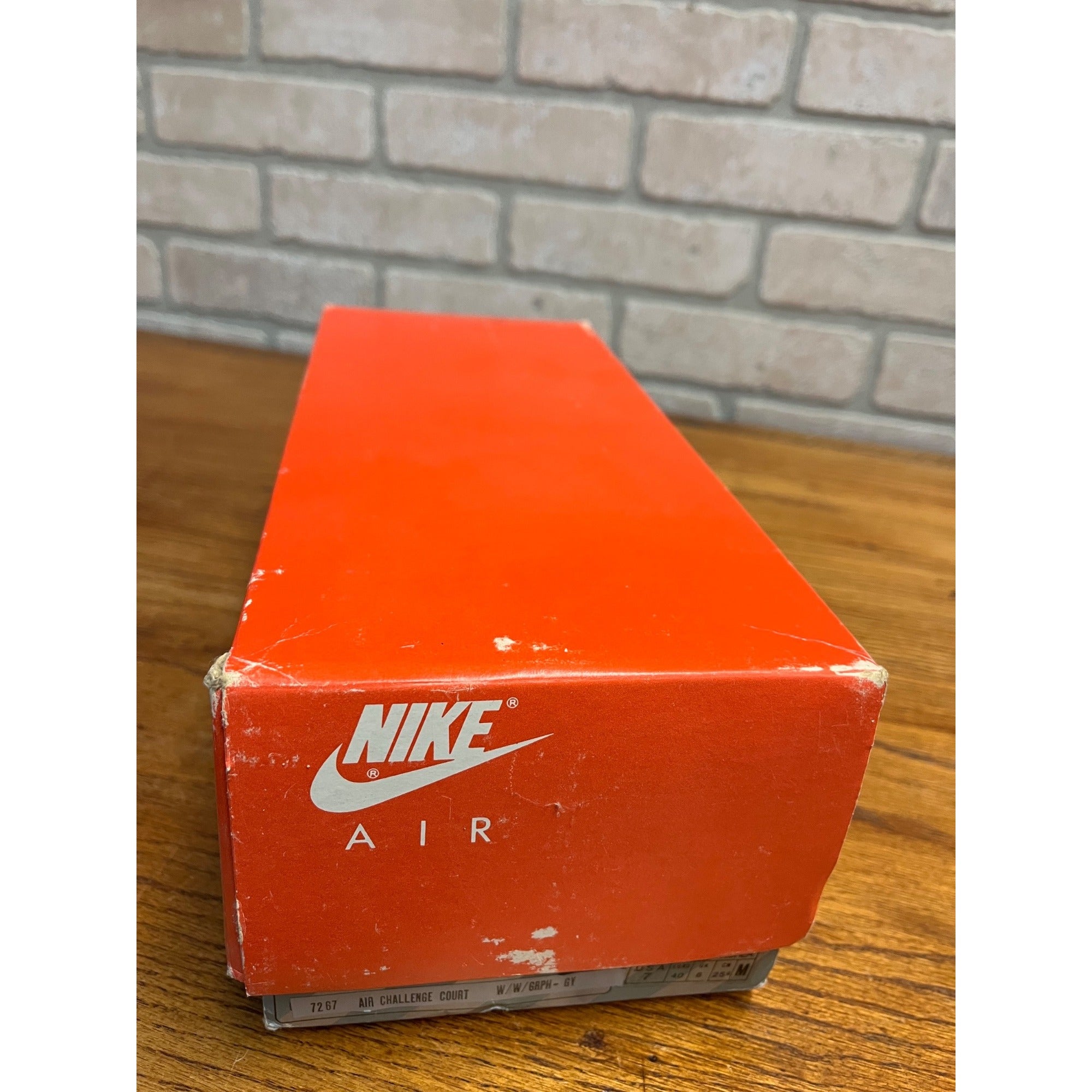 Vintage Nike Air Tech Challenge Agassi EMPTY BOX ONLY Size Mens 7