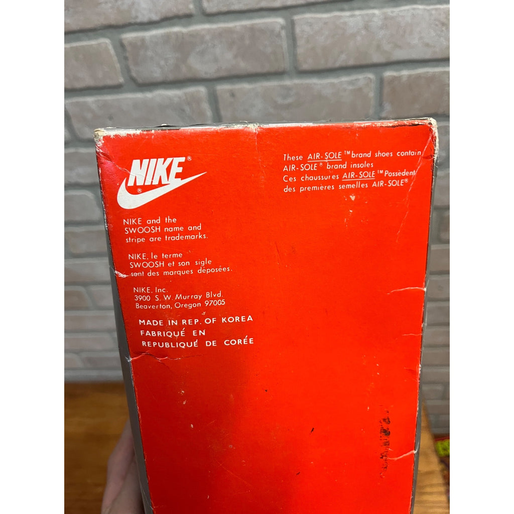 Vintage Nike Air Tech Challenge Agassi EMPTY BOX ONLY Size Mens 7