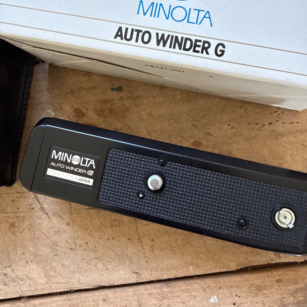 Minolta Auto Winder G Motor Drive w/ Original Box Case XG X700 X570 X370 SRT