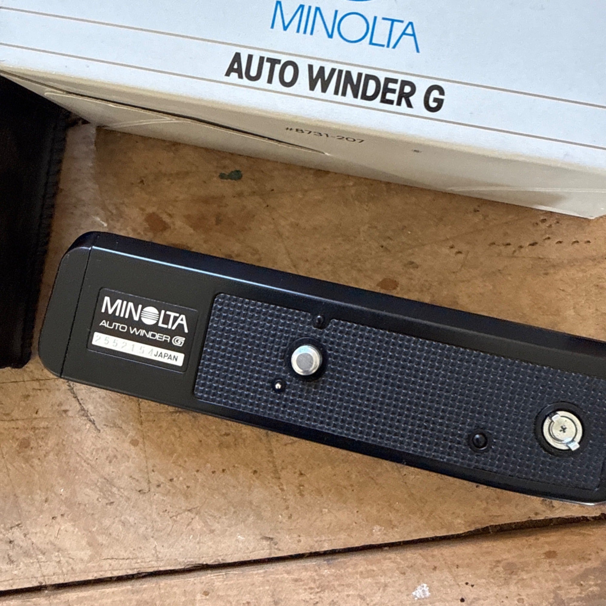 Minolta Auto Winder G Motor Drive w/ Original Box Case XG X700 X570 X370 SRT