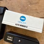 Minolta Auto Winder G Motor Drive w/ Original Box Case XG X700 X570 X370 SRT
