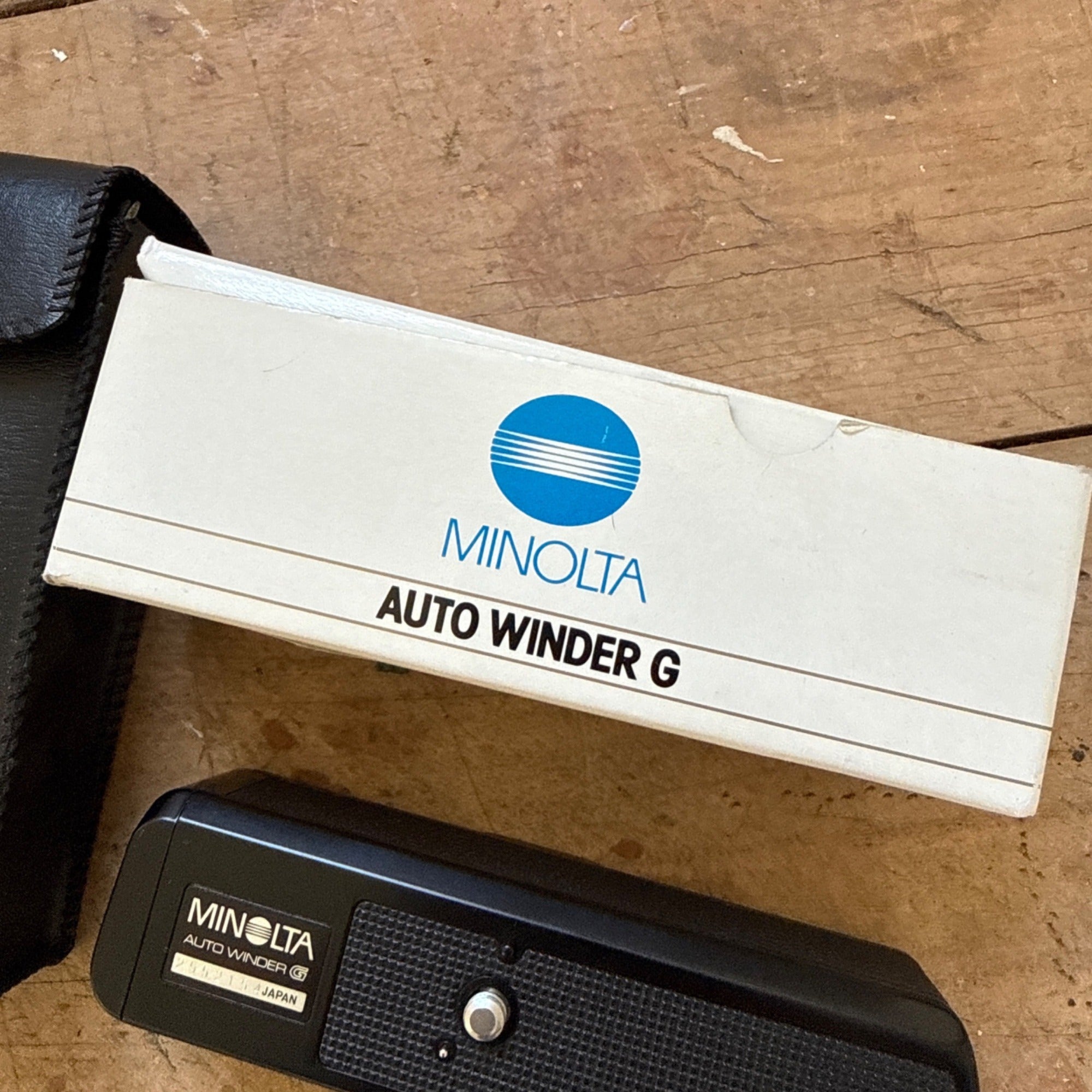 Minolta Auto Winder G Motor Drive w/ Original Box Case XG X700 X570 X370 SRT