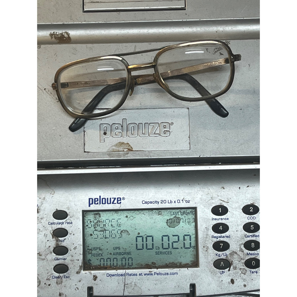 Vintage UNIVIS Eyeglasses Frames 52[]20 12K Gold-Filled 534 Aviator