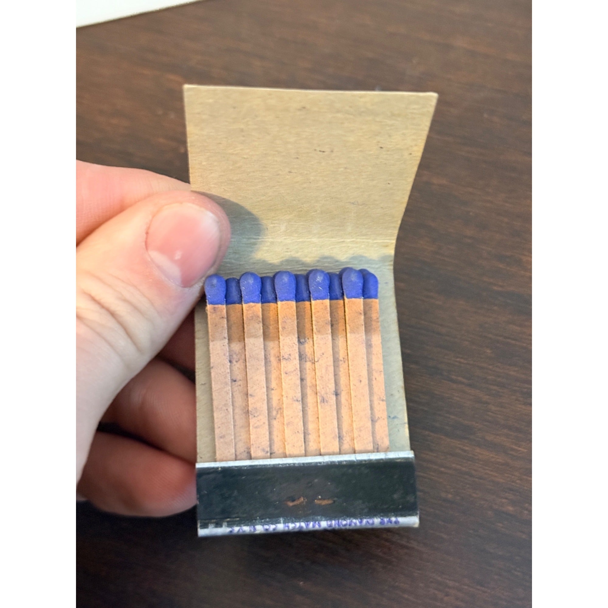 Vintage Gridley Dairy Ice Cream Milk Milwaukee UNSTRUCK Matchbook Advertising